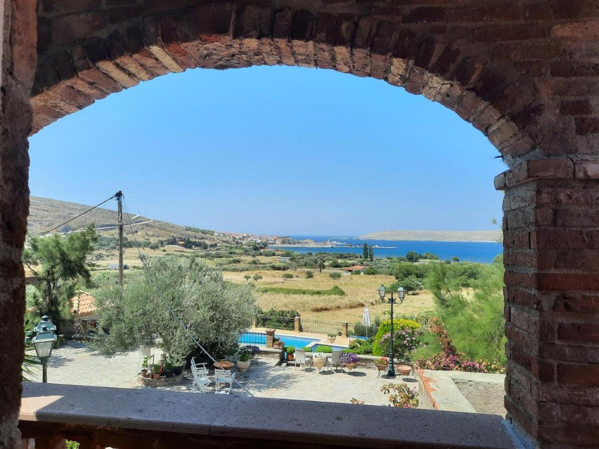 Lesvos Tower House Komninos Sígrion Zewnętrze zdjęcie