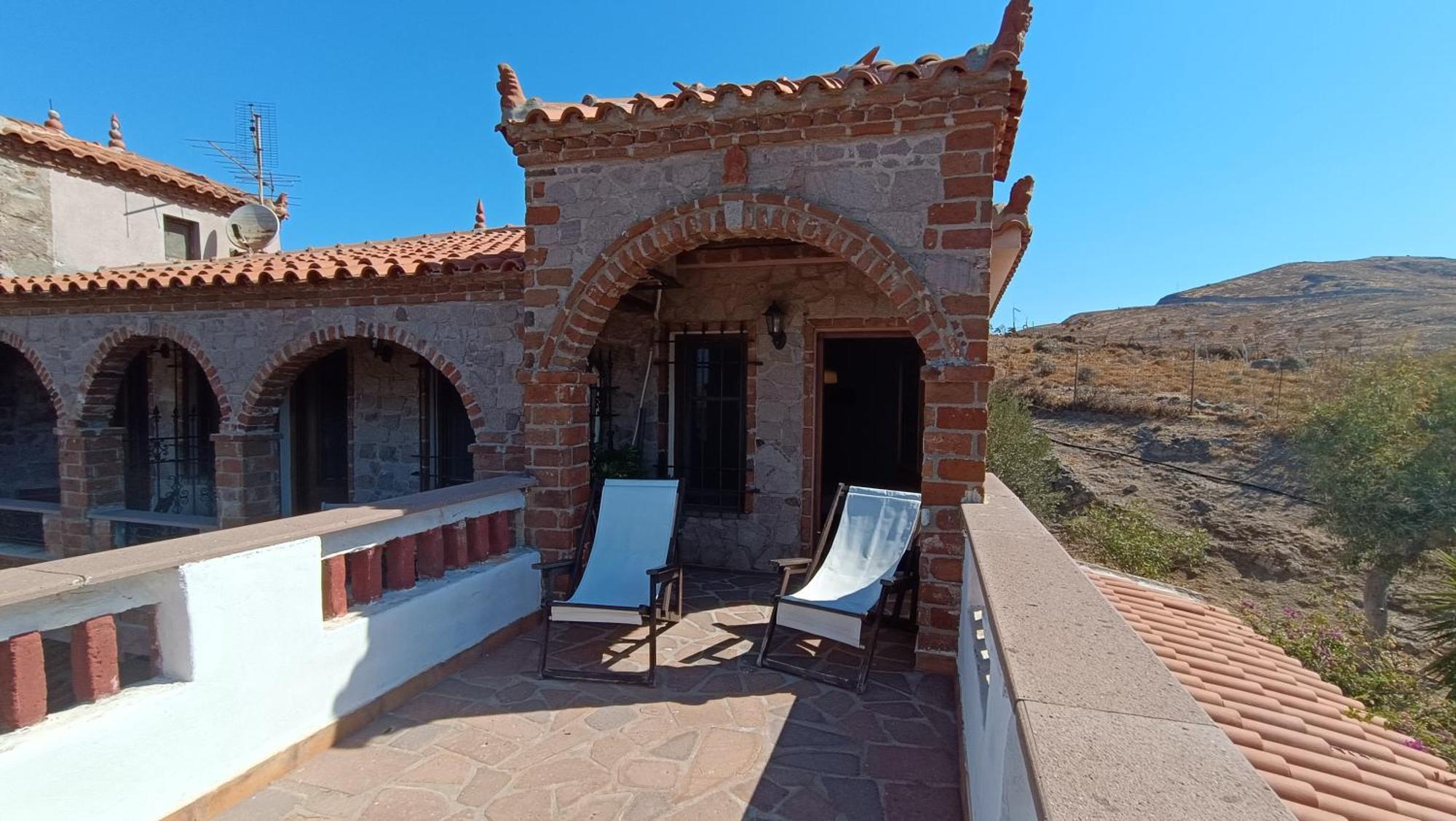 Lesvos Tower House Komninos Sígrion Zewnętrze zdjęcie